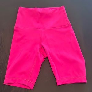 Lululemon wunder train high rise shorts 8”